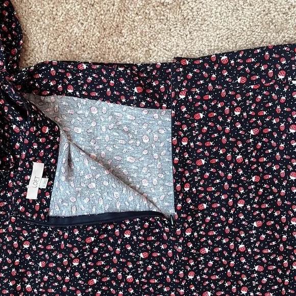 LOFT Ladybug Ruffle Wrap Skirt - Picture 7 of 9